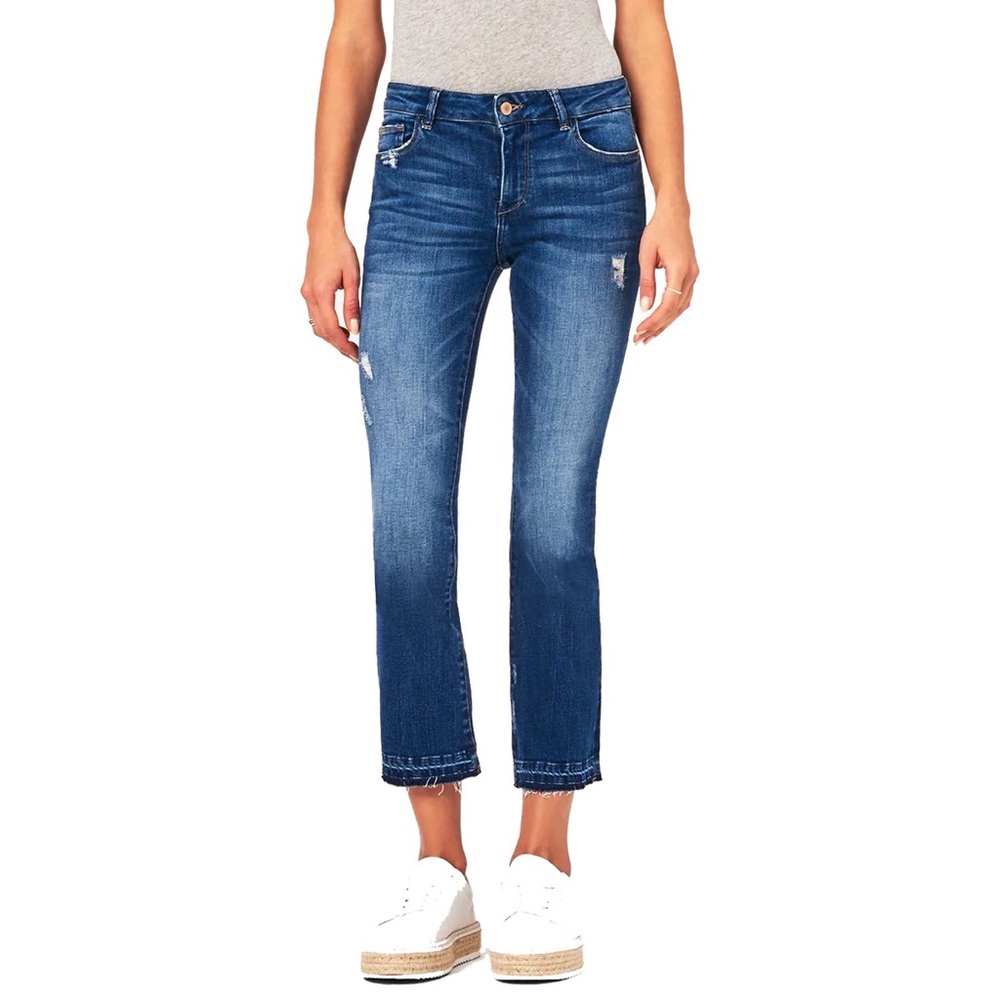 DL1916 Lara Instasculpt Crop Bootcut Jean